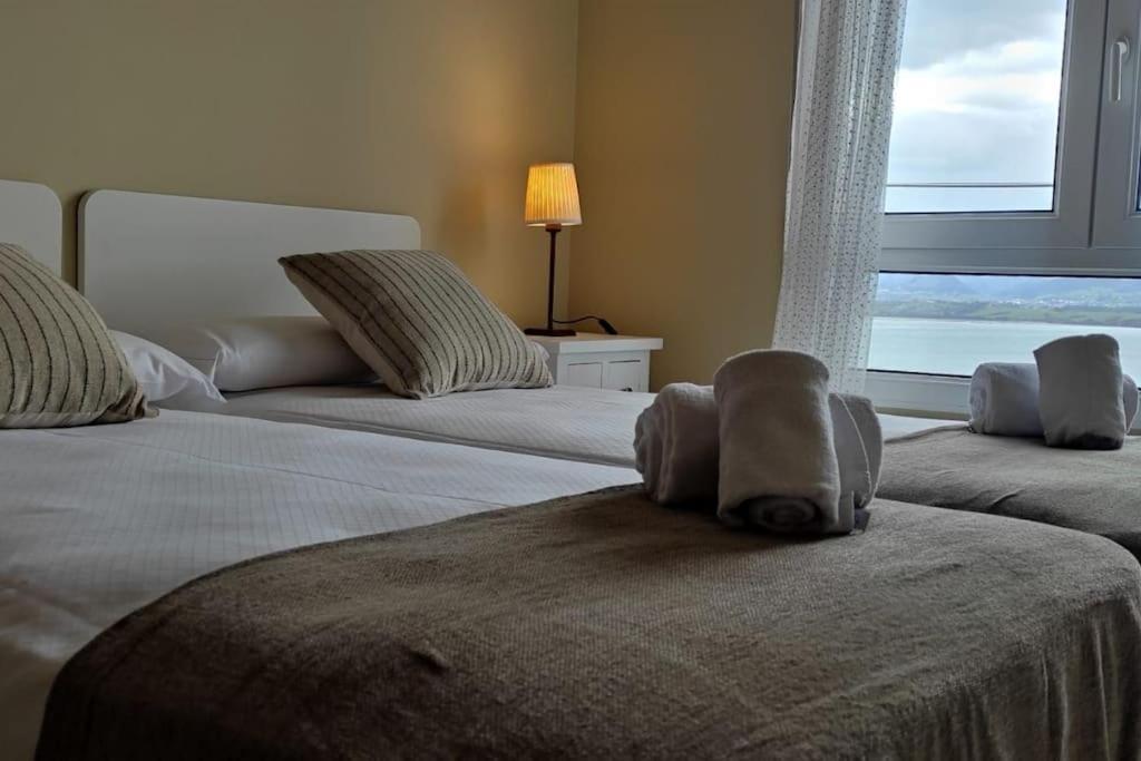 C01A05 Precioso Apartamento Con Vistas Al Mar 桑坦德 外观 照片